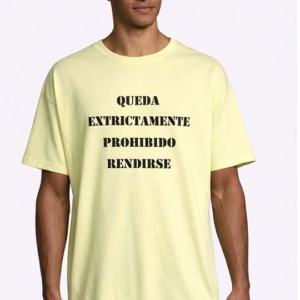 camiseta algodon oversize unisex