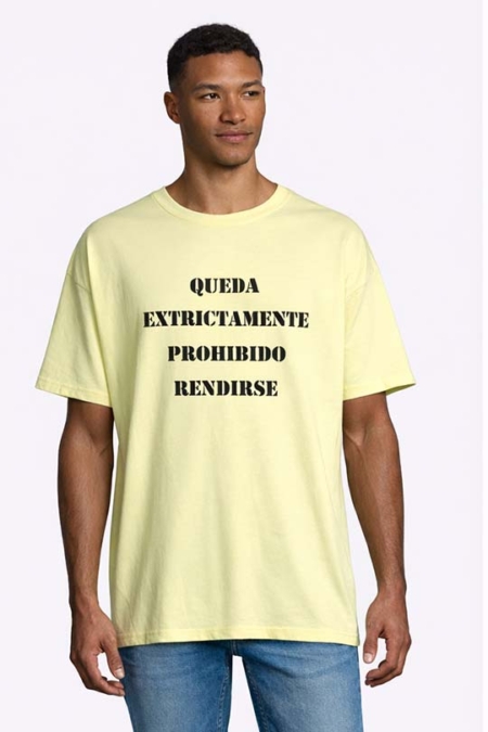 camiseta algodon oversize unisex